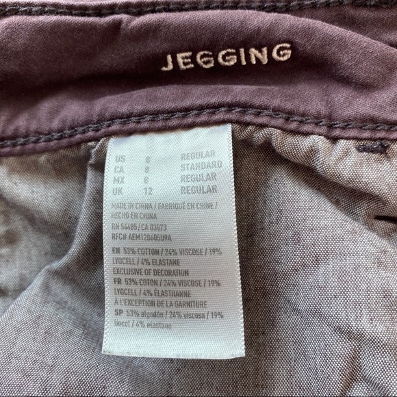 American Eagle Outfitters Purple Jeggings - Picture 6 of 9